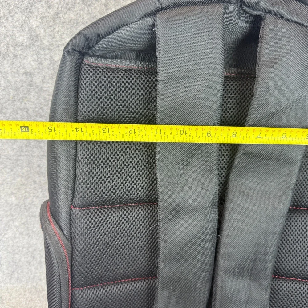 Solo  Executive Laptop Backpack, Black/Red‎